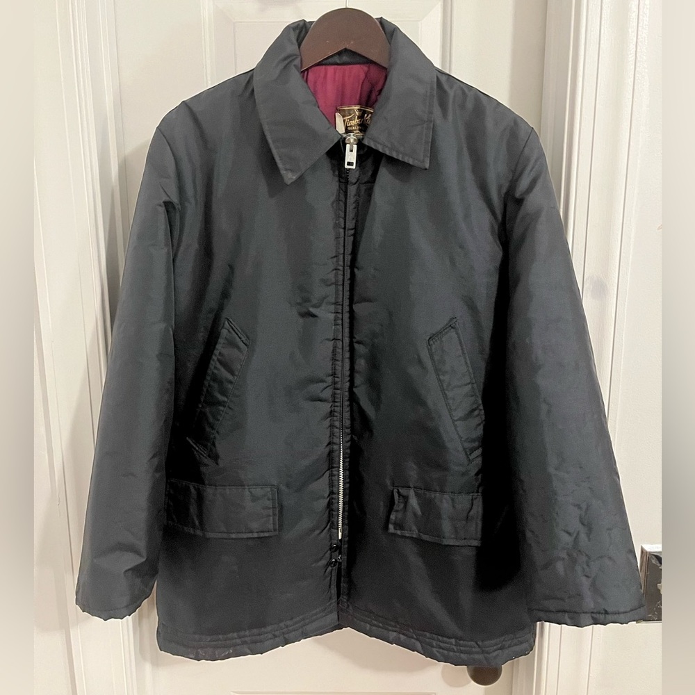 Vintage Timber King Heavy Nylon‎ Quilted Work Jacket